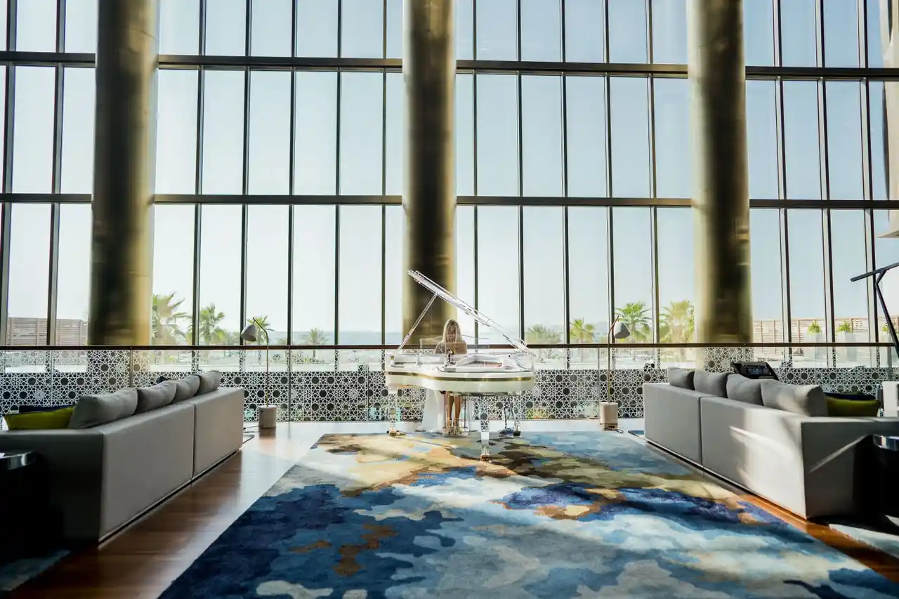 Elegant evening lounge at Quendario Grand Haven