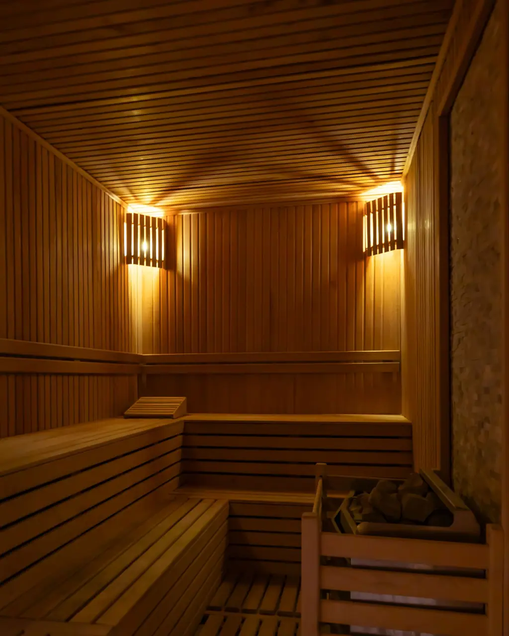 Detail of spa relaxation area